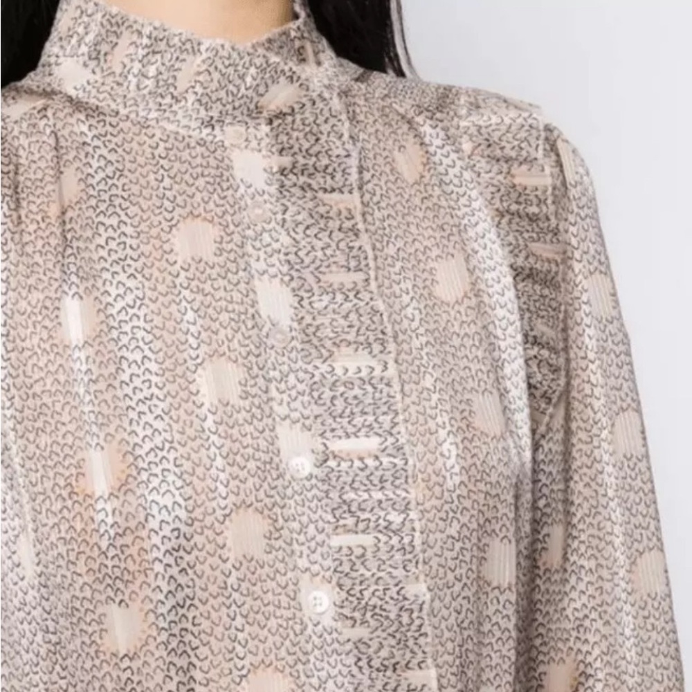 ba&sh Paris Pleated Midi Dress